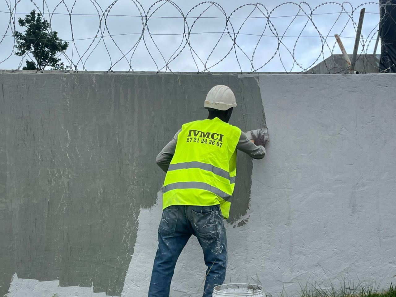 Avancement travaux peinture et enduit