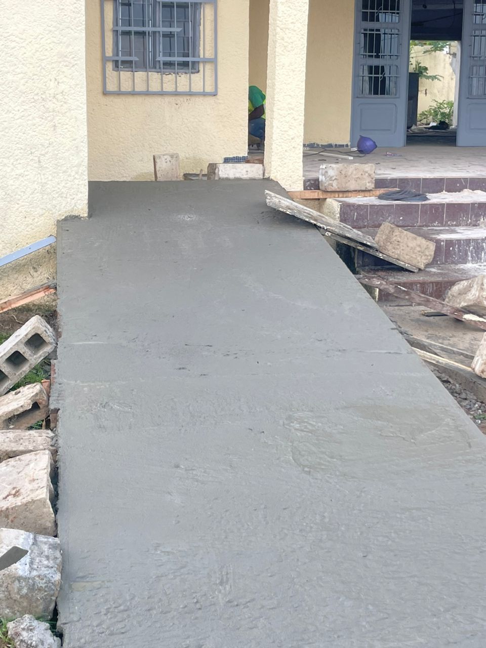 Avancement travaux rampe et escalier 10