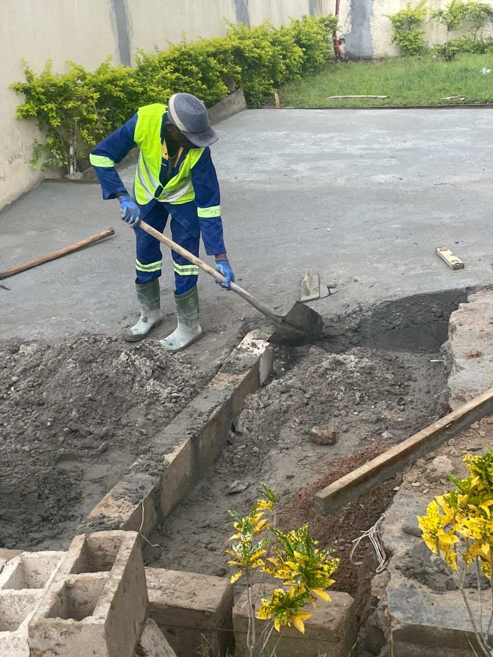 Avancement travaux rampe et escalier 9