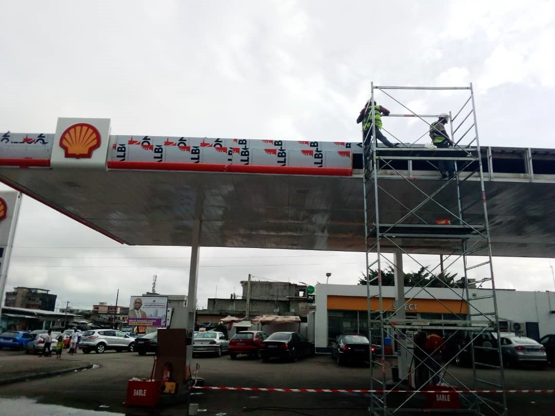 Travaux sur auvent Vivov Energy